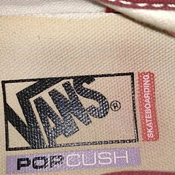 Vans Skateboarding Colorblock Sneakers in Asphalt/Pomegranate - Picture 4 of 9